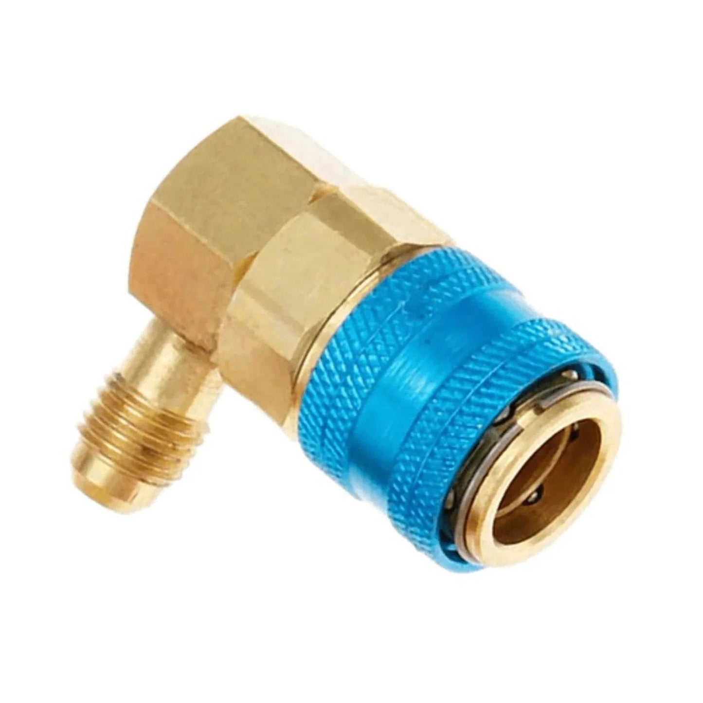 134A To One Quarter Inch Lowside Quick Connect Automotive Adapter For Car AC Refrigerant Lines, Converts 134A Automotive Connections To One Quarter Inch, Ideal For Leak Saver And Leak Shot Tool Systems