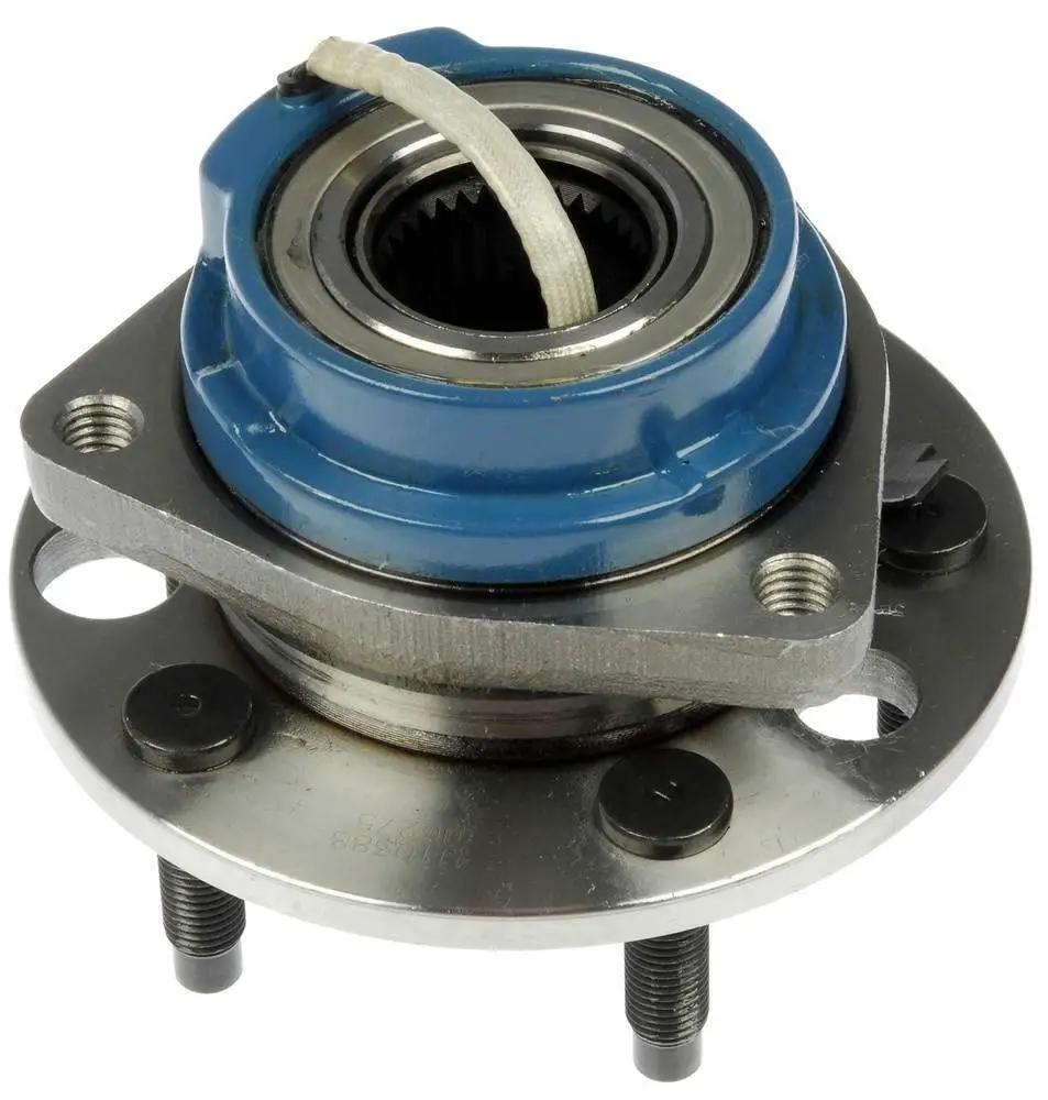 Close-up of Wheel Hub and Bearing Assembly Single Unit for Select Buick Chevrolet Cadillac Pontiac Oldsmobile Saturn Models - Direct Fit.