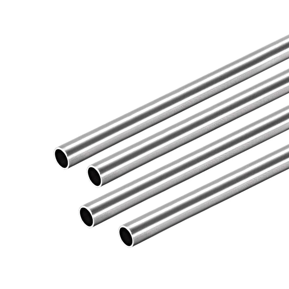 5mm OD 0.4mm Wall 304 Stainless Steel Round Tubing 250mm Length Seamless Pipe Tube Set Of 4 For DIY Projects Welding Fabrication Frames Rails And More With Excellent Weldability And Corrosion Resistance