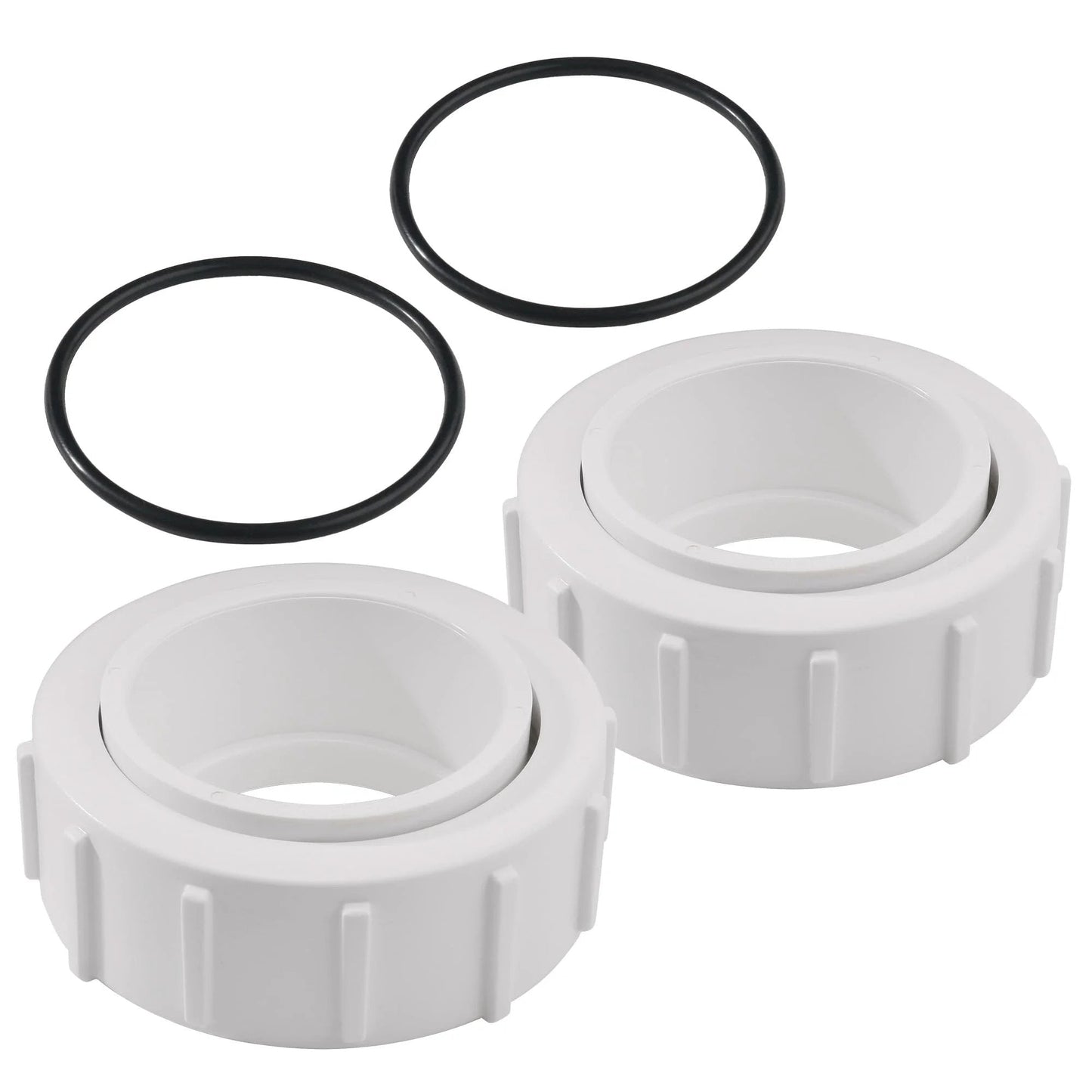2 Inch Half Union Heater Adapter Kit PKG188 For Pentair MasterTemp 400 250 200 And Sta Rite MaxeTherm Heaters 420010402 Compatible Includes 2 Union Adapters 2 Nuts 2 O Rings 2 Pack GAQUECY