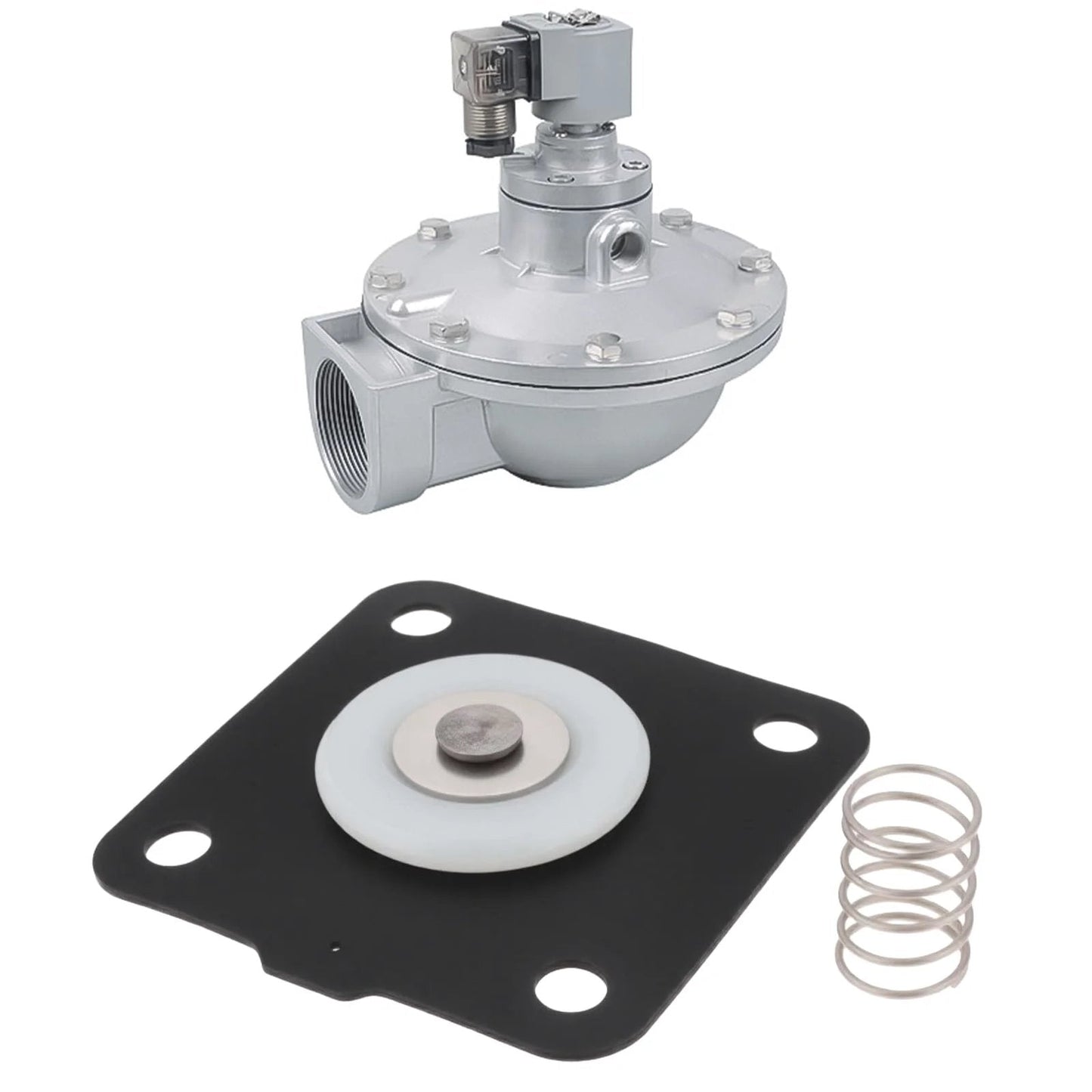 Replacement Diaphragm Kit With Spring For Goyen RCA25 K2501 Pulse Valve 1 Inch Bore Center Distance M1183B Compatible Kit
