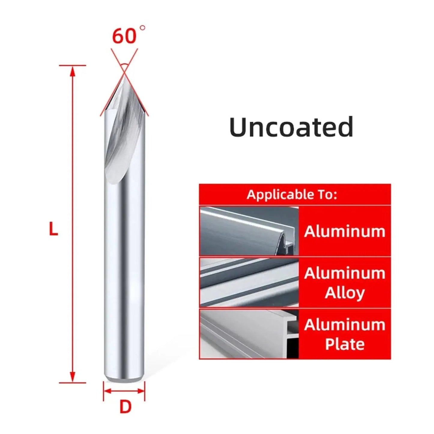 Carbide Drill Bit With Chamfering Guide Pro Grade, 60 90 120 Degree Angles, Tungsten Steel Centering Locator for metal drilling.