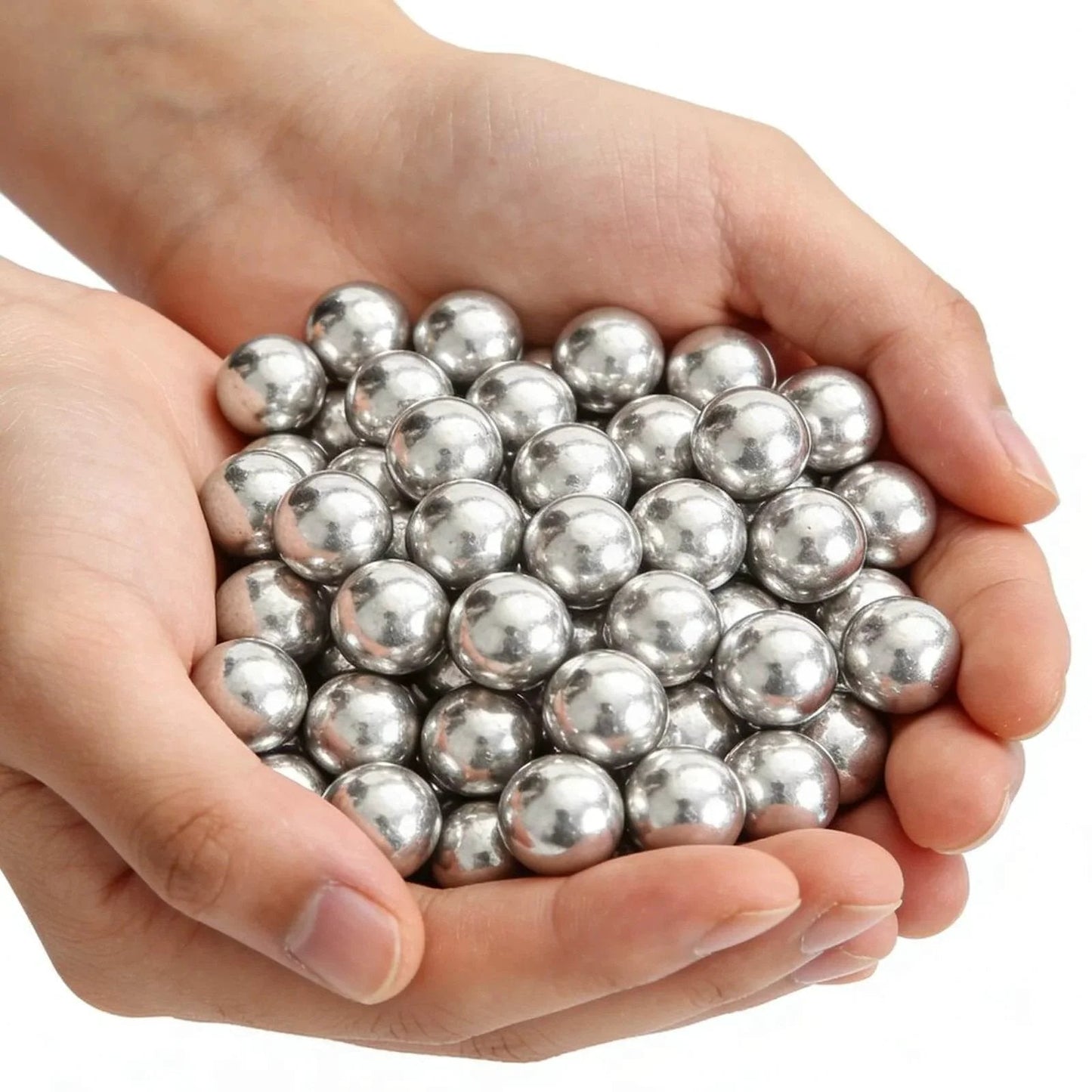 .68 Caliber Aluminum Solid Paintballs 50 x .68 Caliber Self-Defense Balls Compatible with Pistole X-68 Byrna SD LE/TCR Salt Supply S2 Solid Aluminum Balls for Home Defense 7.3 Grams, 50PCS
