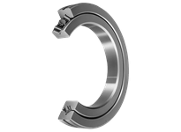 Crossed roller bearing CRBHV11020AC1 High-Rigidity Counter-Bored Type V, open enclosure, single unit, showing metal structure.