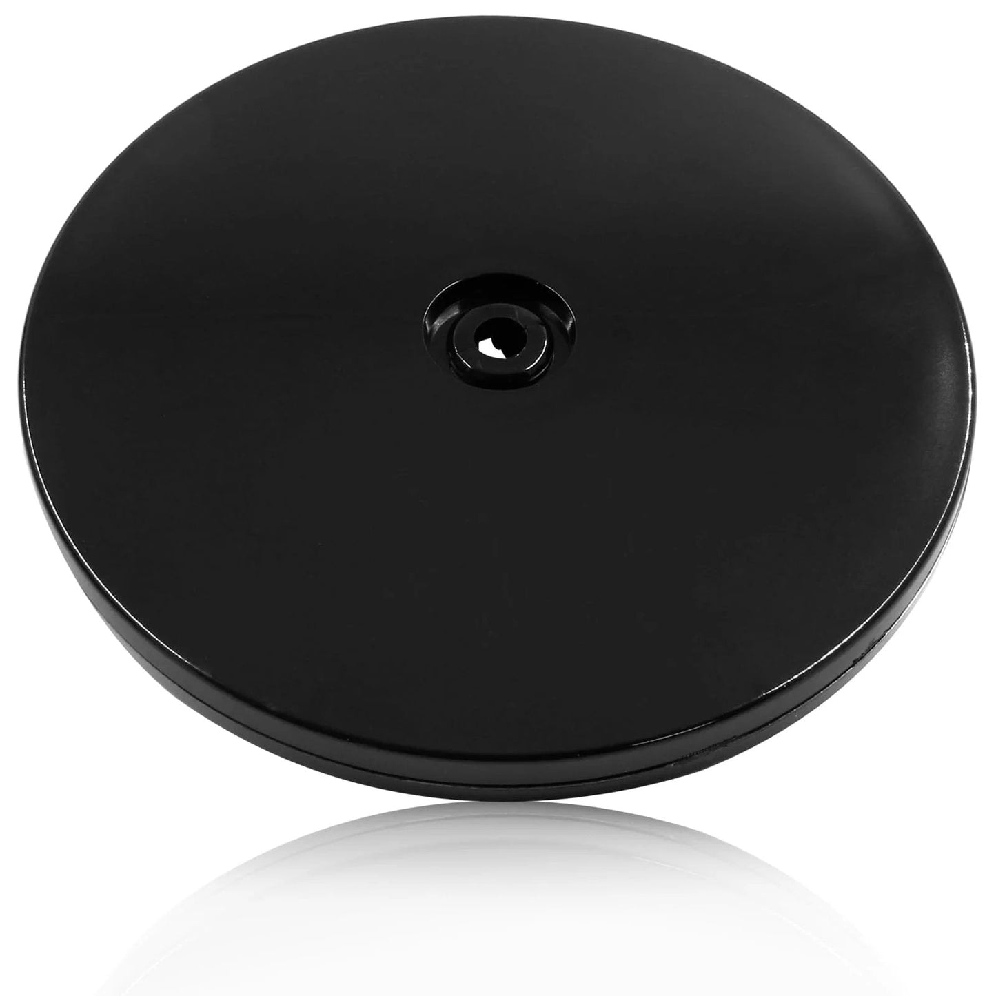 6-Inch Lazy Susan Turntable With Black Acrylic Surface Ball Bearing Rotation For Cakes And Spices Durable Acrylic Tray Ideal For Kitchen Pantry And Cabinet Organization 360 Degree Rotation