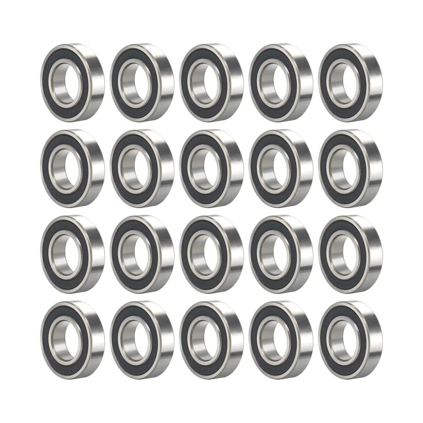 20 Pack 688-2RS Deep Groove Ball Bearings 8x16x5mm Double Black Rubber Sealed Chrome Steel For Industrial Machines Power Tools And Mechanical Equipment
