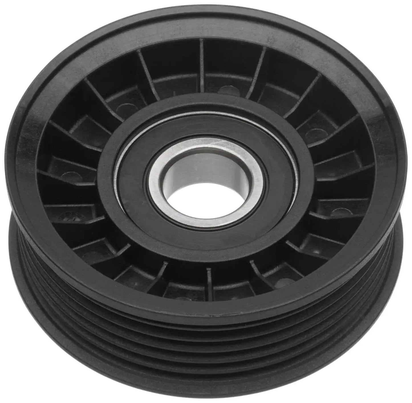 Premium Flanged Idler Pulley For GM Vehicles And Most Makes And Models That Keeps Your Drive Belt Properly Aligned And Routed ACDelco Gold Replacement Part For Top Notch Fit Form And Function