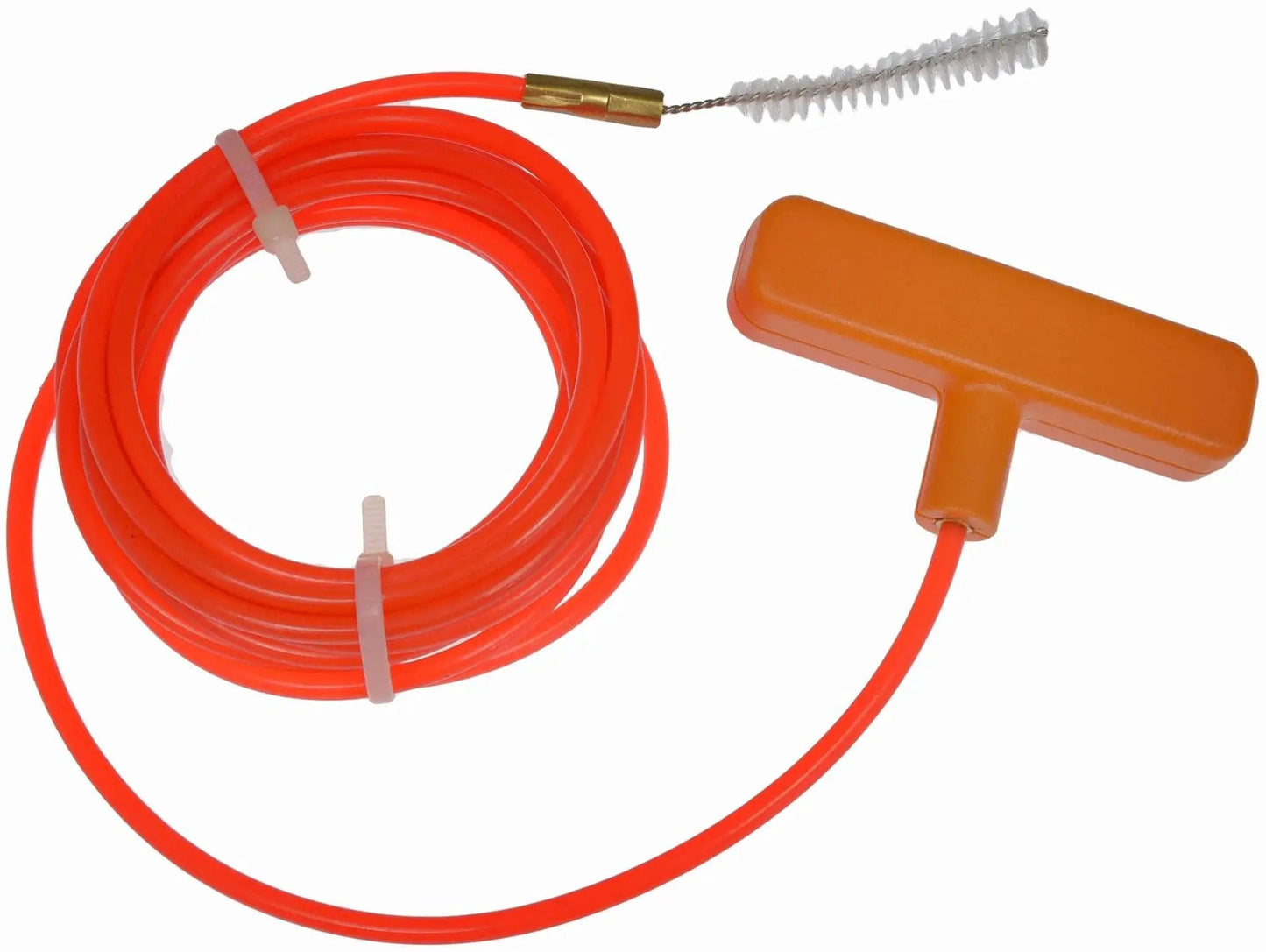 Sunroof Drain Cleaning Tool Universal Fit Prevents Water Intrusion And Debris with orange handle and flexible tube