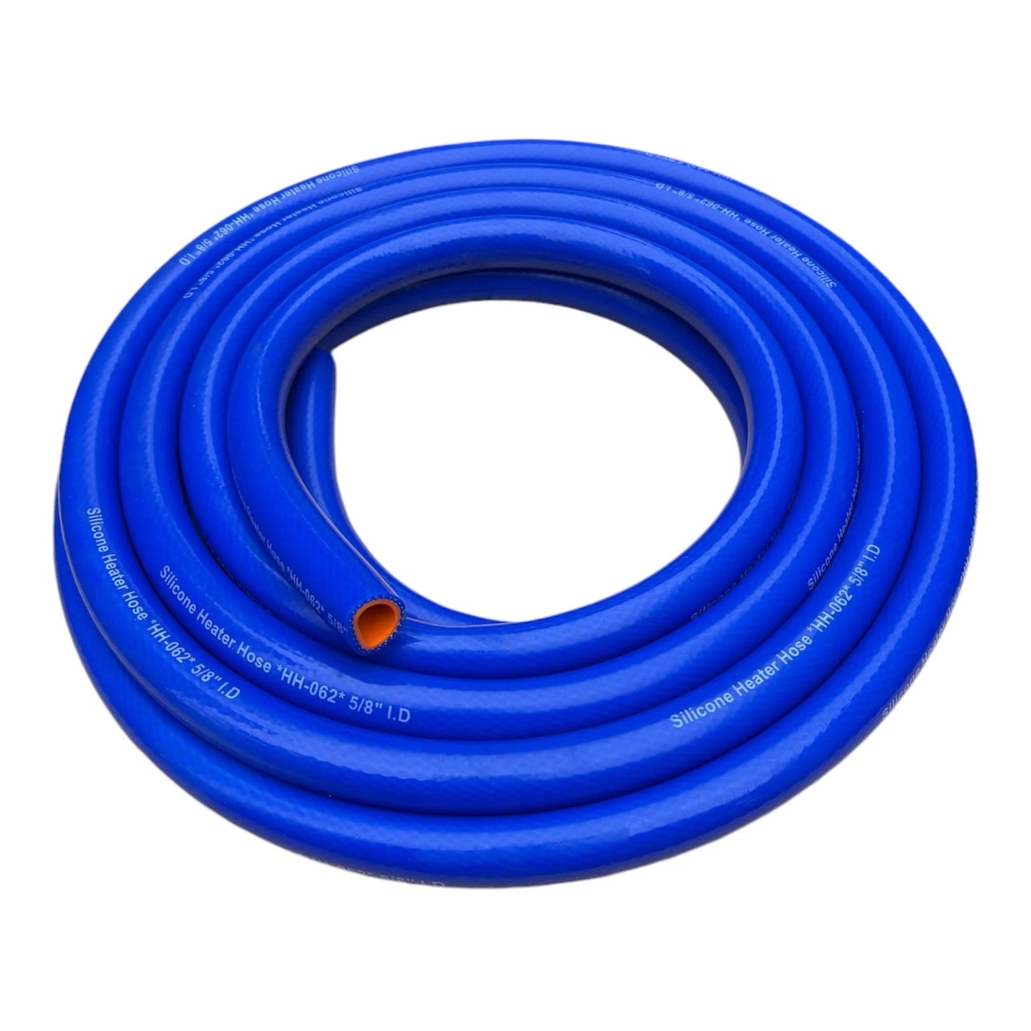 5/8 Inch Silicone Heater Hose 25 Ft Roll Blue 50 PSI -65F To 350F Temperature Range Durable Flexible High Temp Silicone For Cars Trucks Boats Engine Cooling And Heating System
