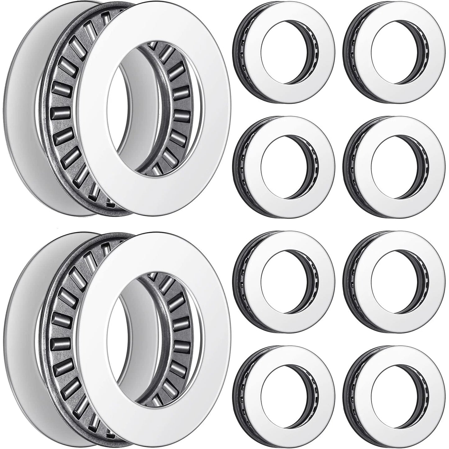 10 Sets Thrust Needle Roller Bearings With Washers 0.75 Inch Bore 1.25 Inch OD Industrial Workhorse With High Load Carrying Capacity And Stiffness NTA1220 2TRA