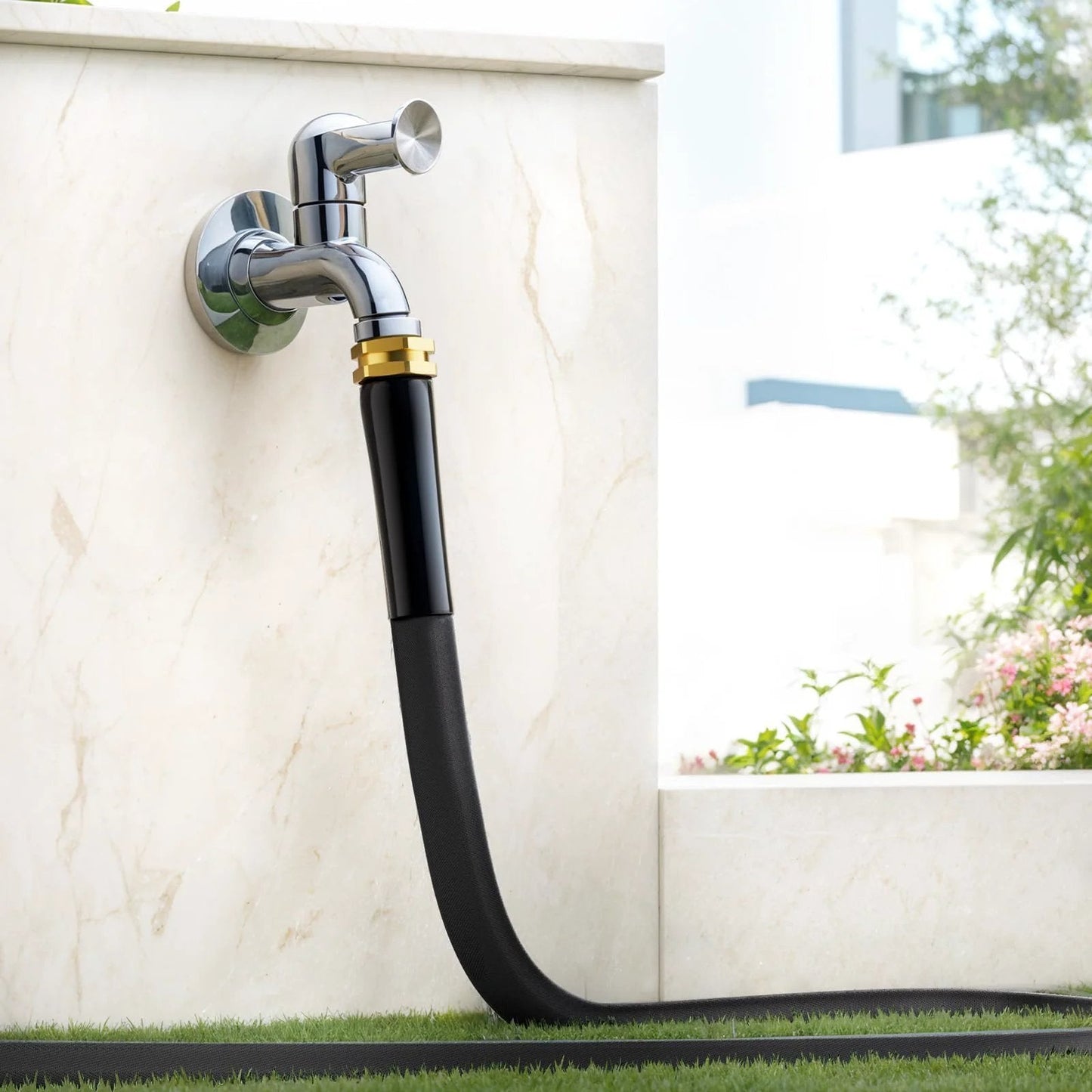 Non Expanding 100 Foot Garden Hose With Lightweight Flexible Design For Easy Handling, Burst Resistant, Lead Free