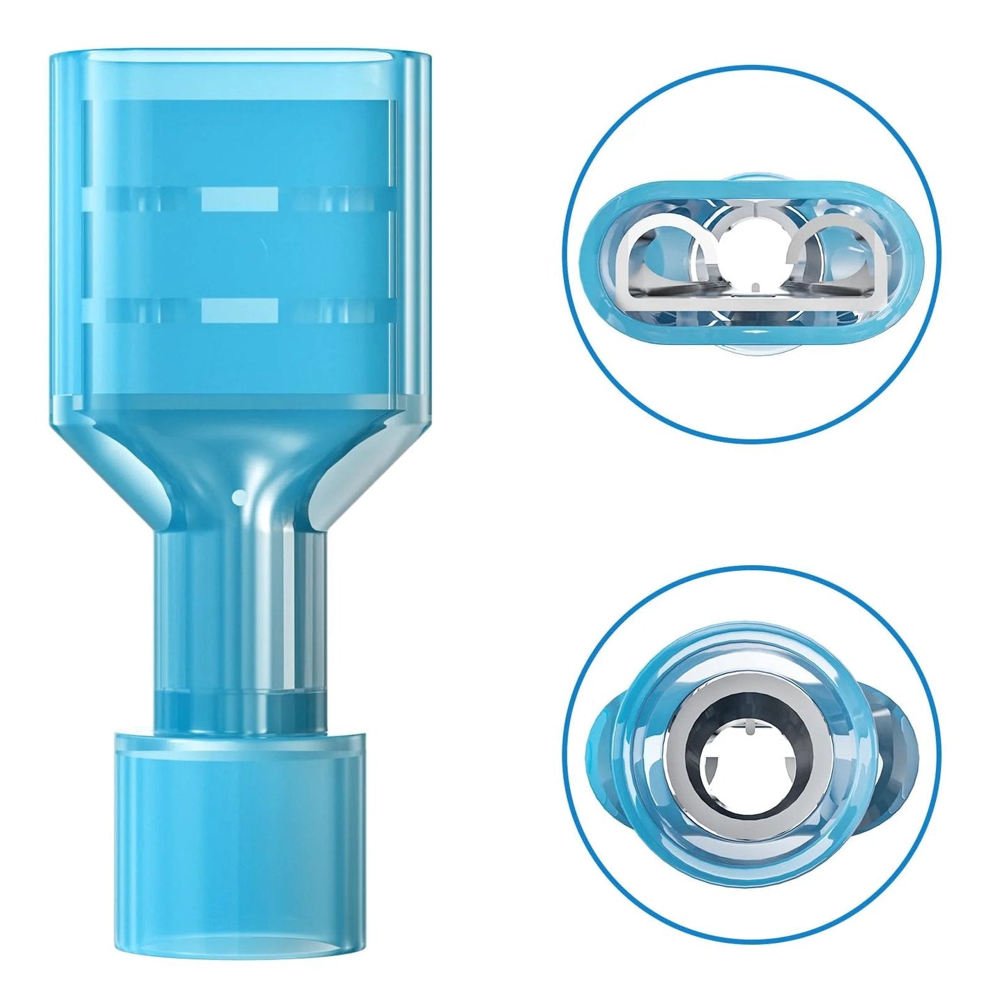 Premium 90 Piece Nylon Spade Wire Terminal Connector Kit For 12 10 AWG To 22 16 AWG Fully Insulated Quick Disconnect Terminals