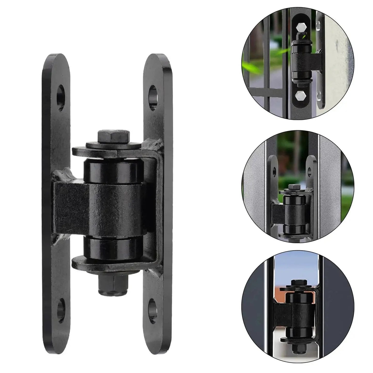 Beefy Heavy Duty Metal Door Hinges For Exterior Use, Commercial Grade With Large Capacity Load, Sealed Bearing Bolt On Design