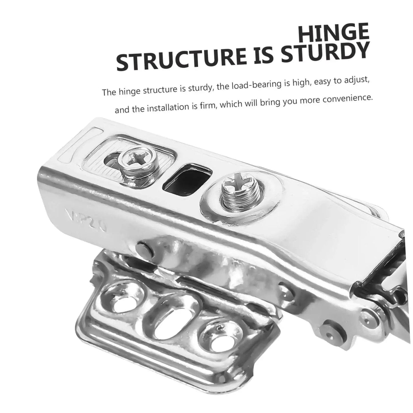 Stainless Steel Cabinet Hinges 12 Pack Heavy Duty Door Hinge Set For Kitchen Cabinets Rust Resistant Built To Last High Load Bearing