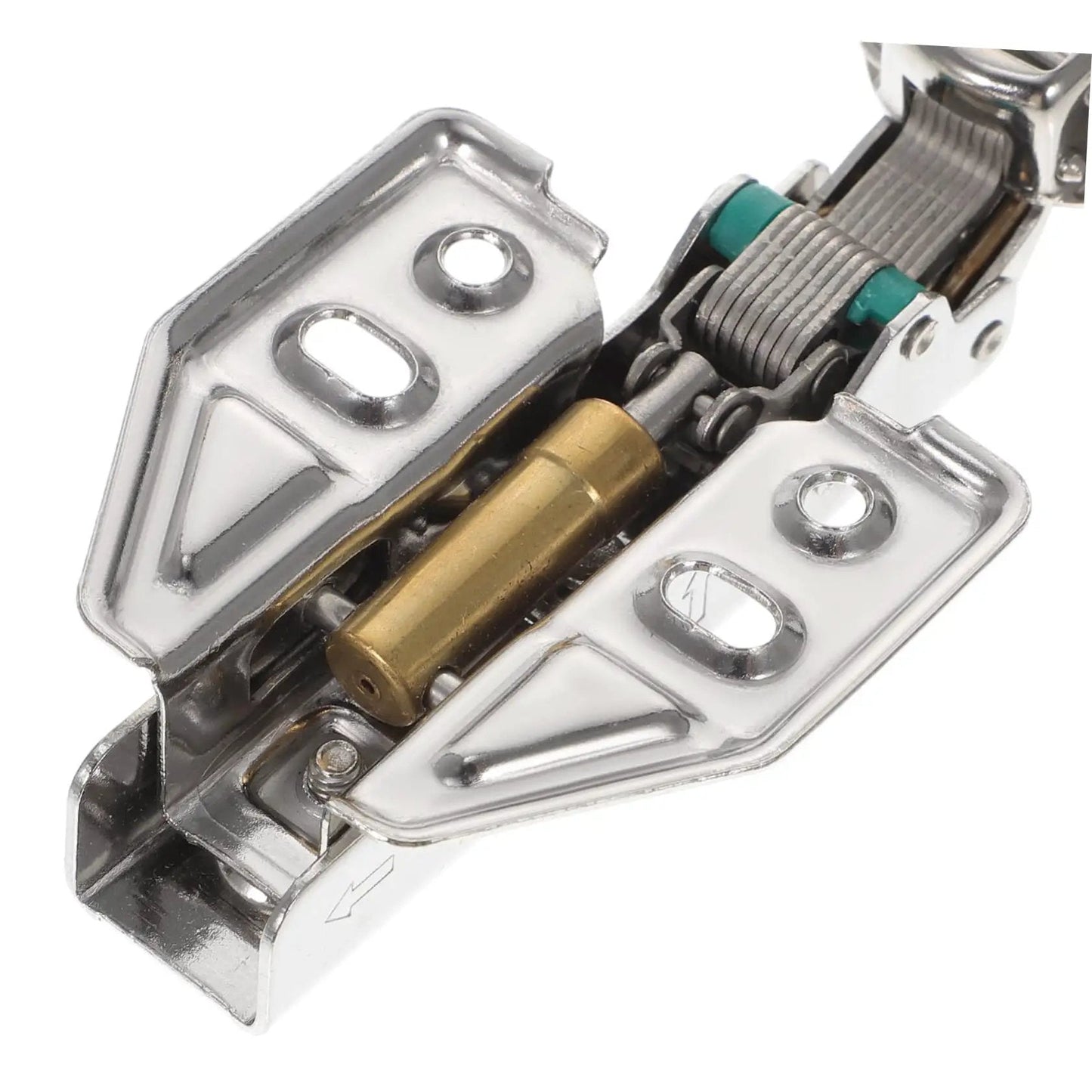 Close-up of Stainless Steel Hidden Door Hinge With Soft Close Mechanism For Kitchen And Bathroom Cabinets Built To Last Durable Material Easy