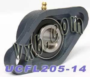 7/8 Bearing UCFL-205-14 + 2-Bolt Flanged Housing Mounted Bearing
