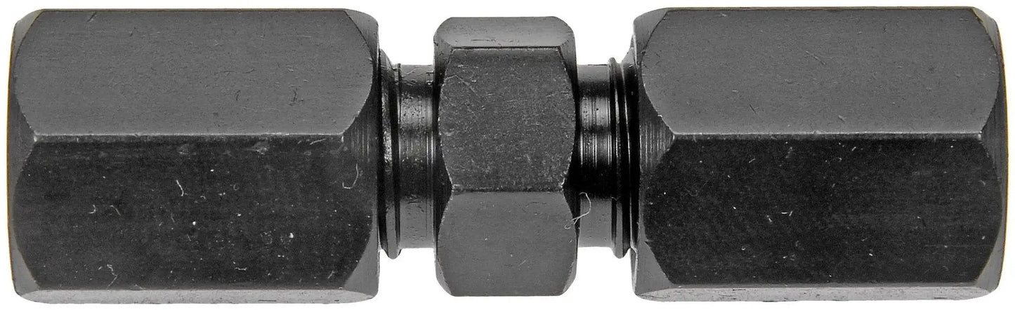 High Pressure Quarter Inch Compression Union Fitting Rated For 5000 PSI Built To Last Heavy Duty Industrial Hydraulic Connector