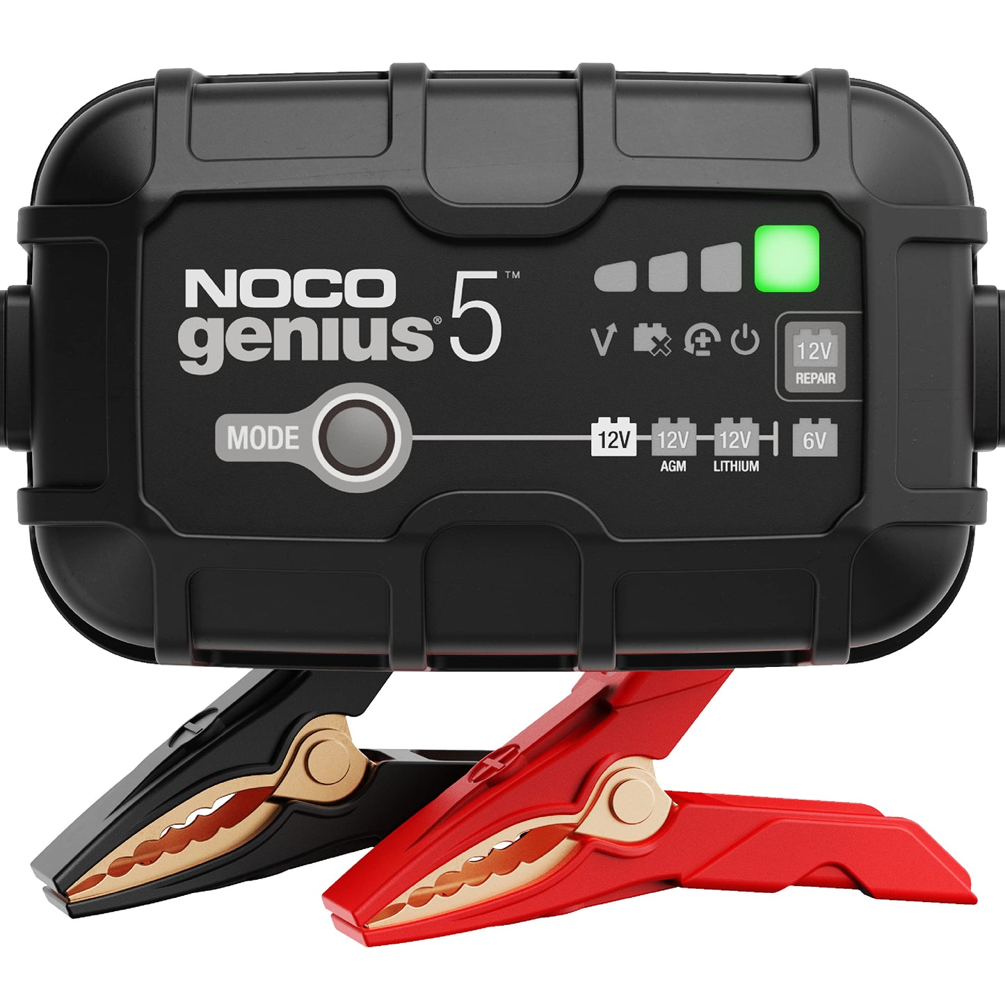 5A 6V 12V Smart Battery Charger And Maintainer With Desulfator And Trickle Mode Auto Overcharge Protection And Temperature Compensation For Lead Acid And Lithium Batteries