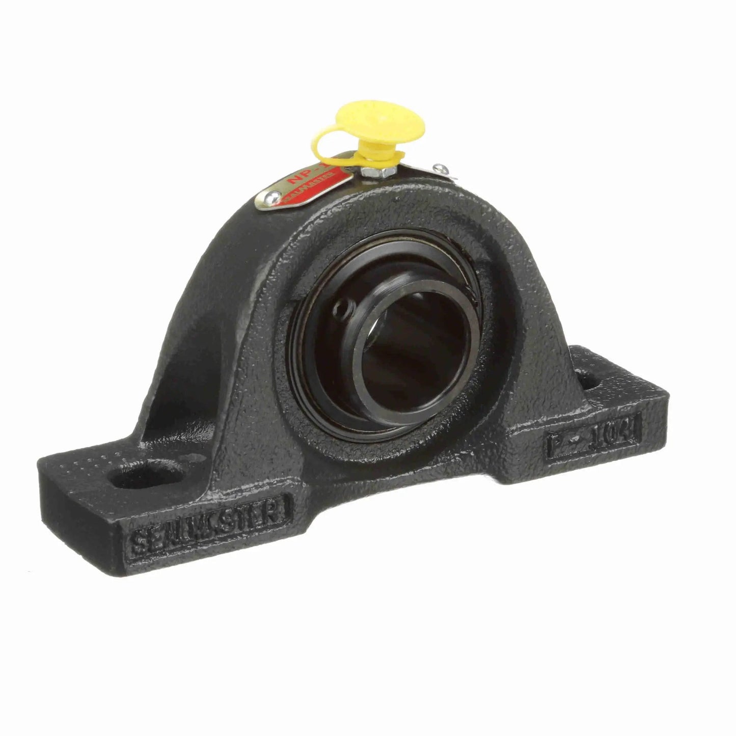 Mounted Cast Iron Two Bolt Pillow Block Bearing Designed For Medium Duty Machinery Sealmaster MP39 Setscrew Lock One Piece Housing