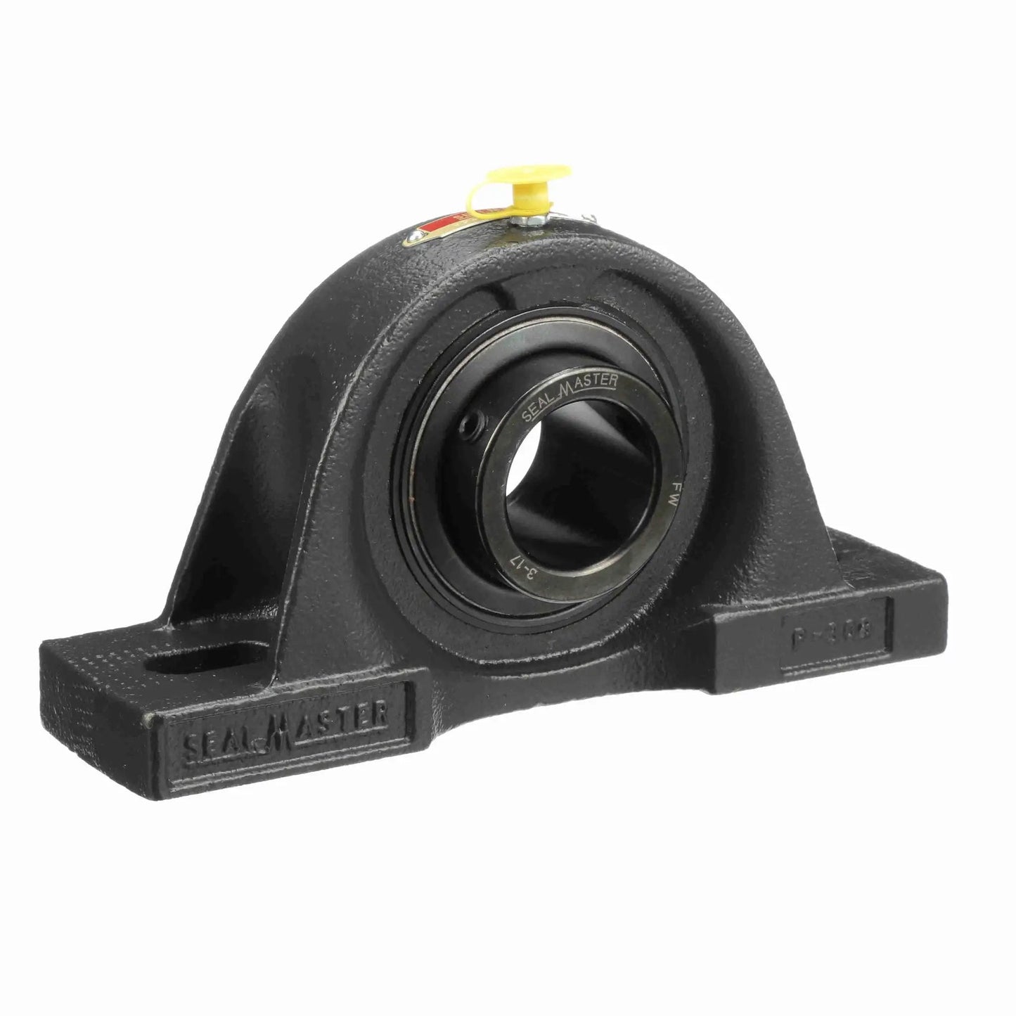 Robust mounted cast iron two-bolt pillow block bearing delivers reliable, maintenance-friendly support for normal to medium-duty equipment.