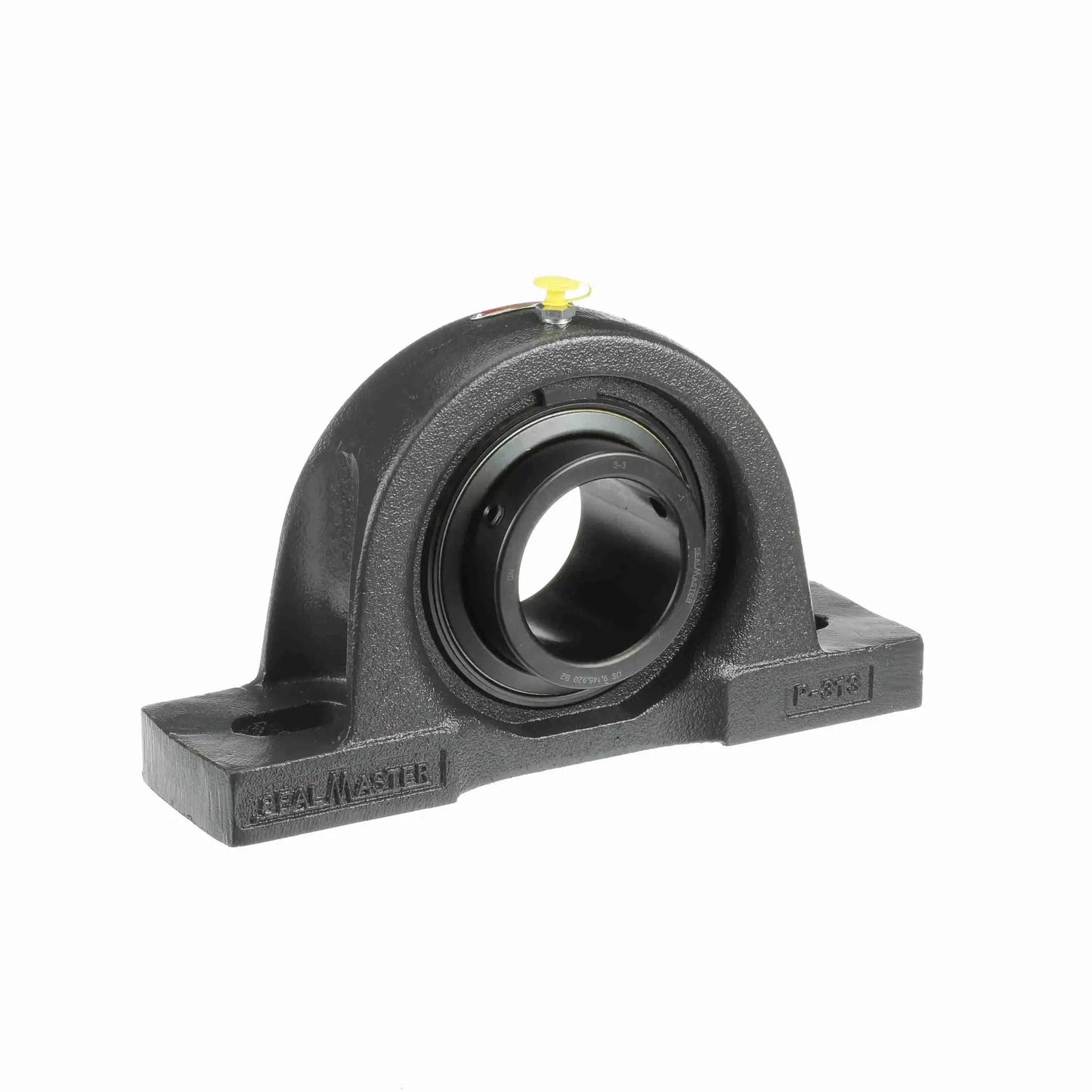 Mounted Cast Iron Two Bolt Pillow Block Ball Bearing MP 48 Sealmaster Steel Black Oxide Setscrew Lock
