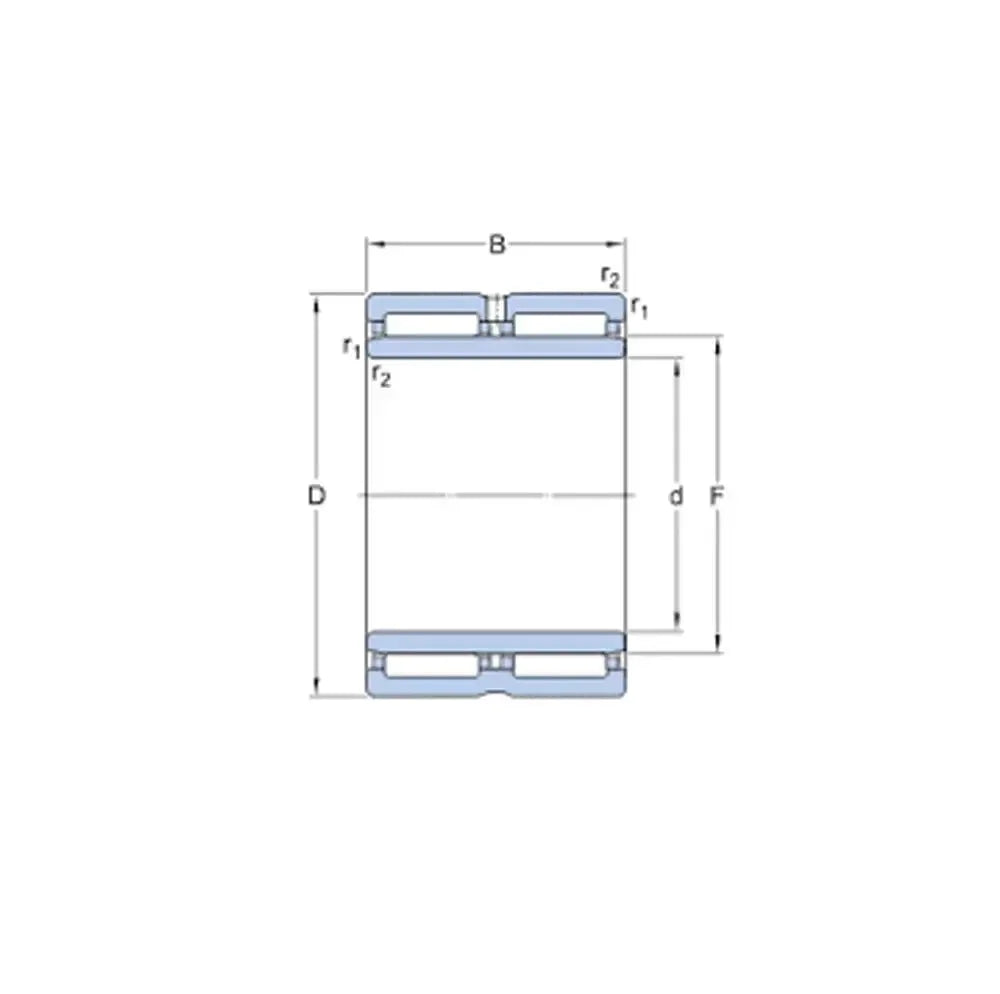 NA6901 Needle Roller Bearing 12x24x22mm - Machined Type