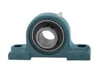 Front view of 1-11/16 in Heavy Set Screw Pillow Block Ring Single Fafnir-style Mounted Insert with Set-Screw Locking for shaft support