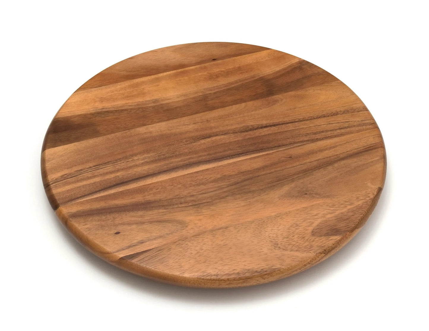 18 Inch Lazy Susan Kitchen Turntable In Acacia Wood For Spices And Condiments Rotating Storage Organizer For Cabinets Tables And Shelves No Assembly Required Durable Acacia Construction