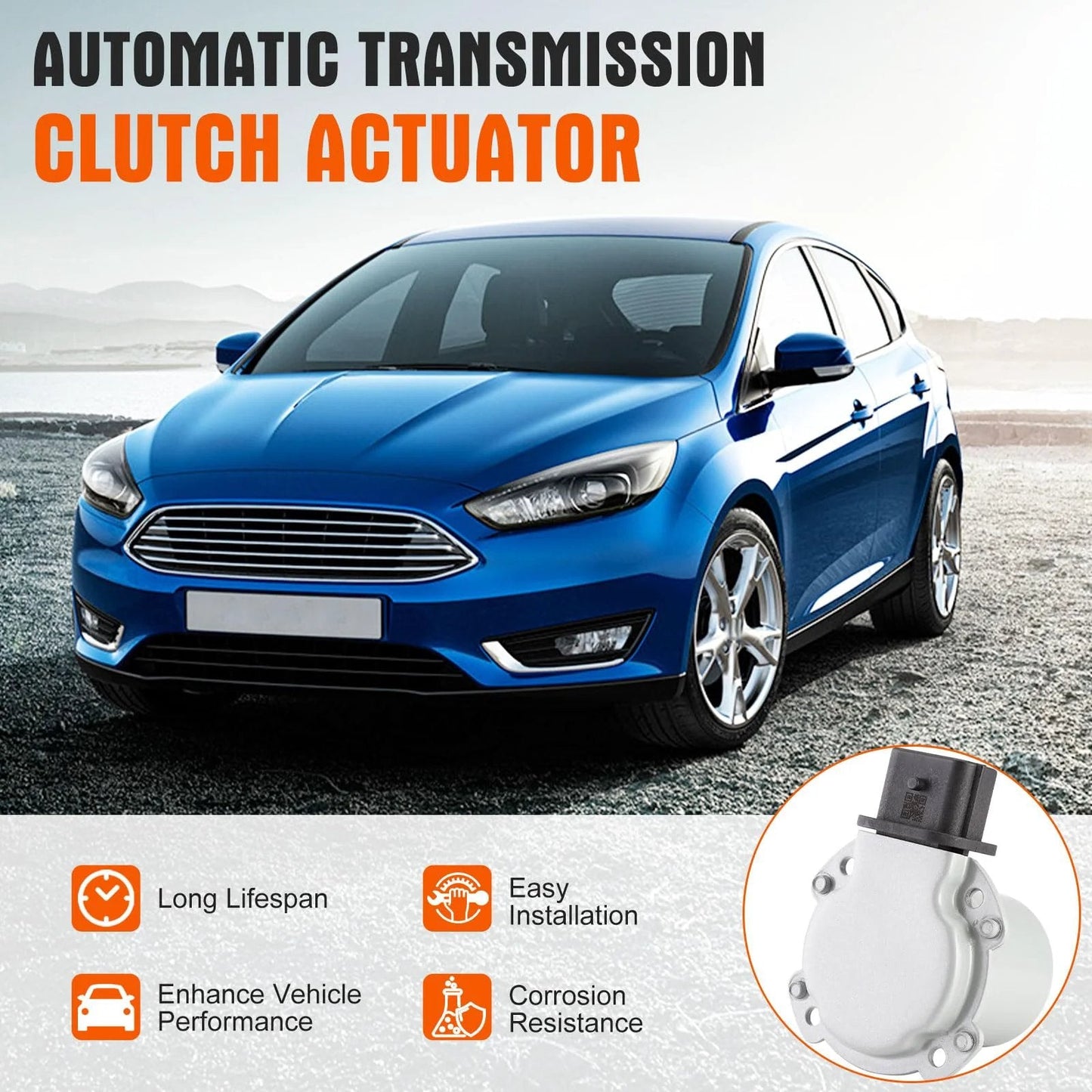 Automatic Transmission Clutch Actuator Replacement For Ford Focus 2012 2017 And Ford Fiesta 2011 2017 DSG 6 Speed DPS6 6DCT250 on car