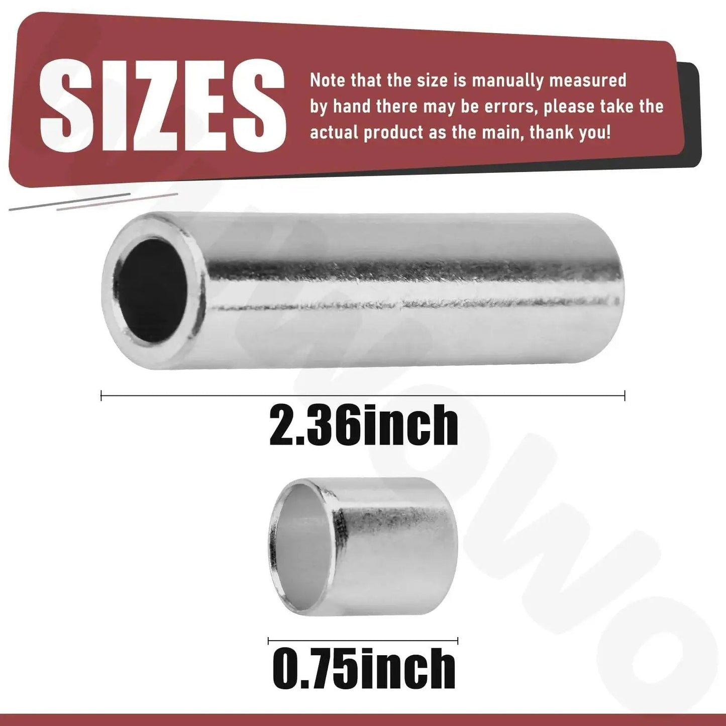 2 Pack Bearing Sleeve 1-513034 And Idler Bushing Pivot 1-603384 For Exmark Toro Lazer Z Quest sizes 2.36in 0.75in