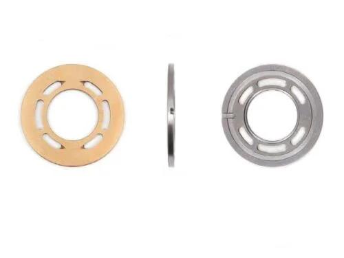 bi-Directional Valve Plate Compatible with 18 sauer sundstrand Pump, Motor HPX 3102161 replacement for repairs, front and side view
