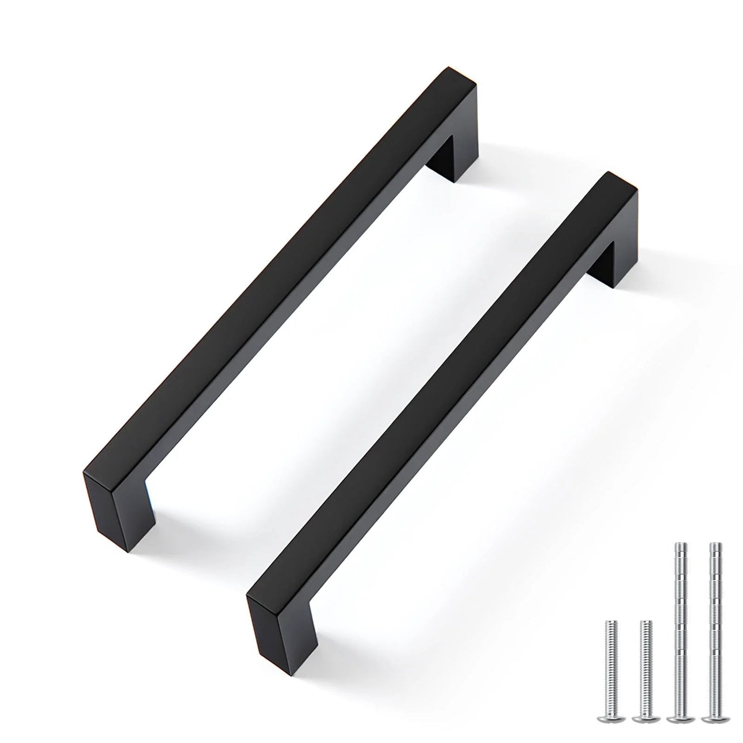 10 Pack 5 Inch Solid Zinc Alloy Cabinet Handles In Black Finish Durable Drawer Pulls For Kitchen Cupboards And Dresser Furniture Corrosion Resistant Hardware Suitable For Cabinets Wardrobes And Bedroom Decor Easy To Install