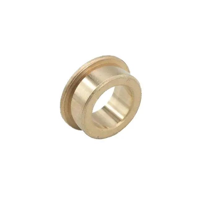 Oil Impregnated Bronze Flanged Bushings With 0.500 In Bore, 0.750 In OD, 0.875 In Flange, 0.313 In Width, 6 Pack for machinery use