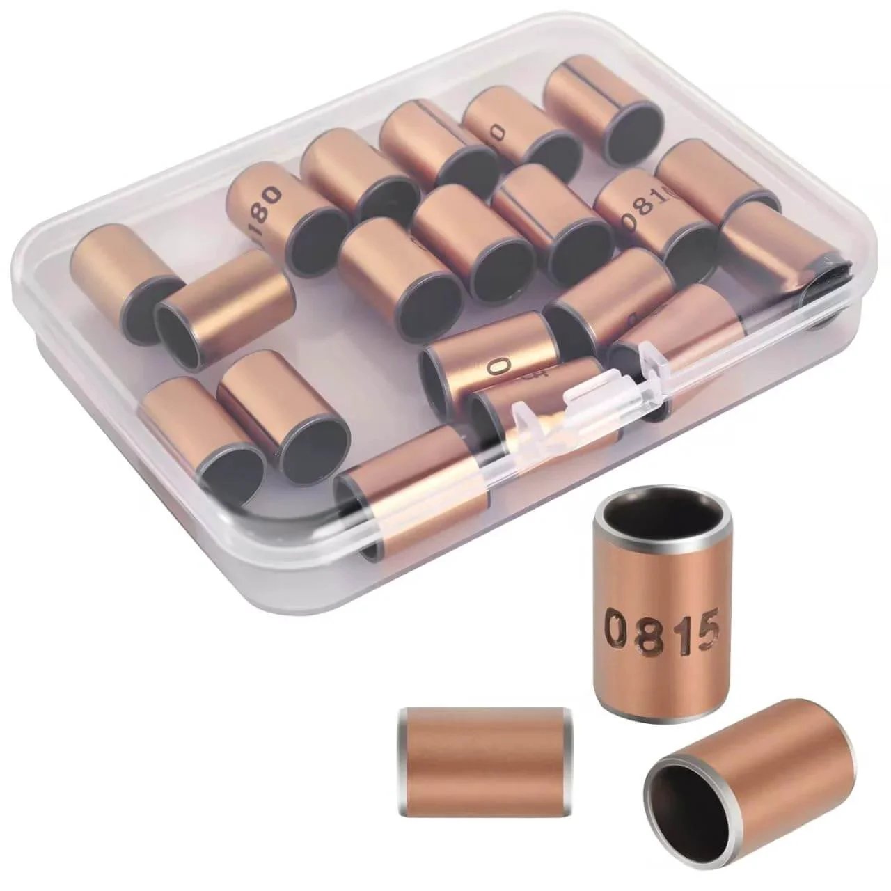 20 Piece Value Pack Oilless Self Lubricating Bronze Sleeve Bearings With 8mm Bore 10mm Outer Diameter And 15mm Length High Load Capacity Plain Bearings For Machinery Automotive Fitness Equipment And Industrial Use