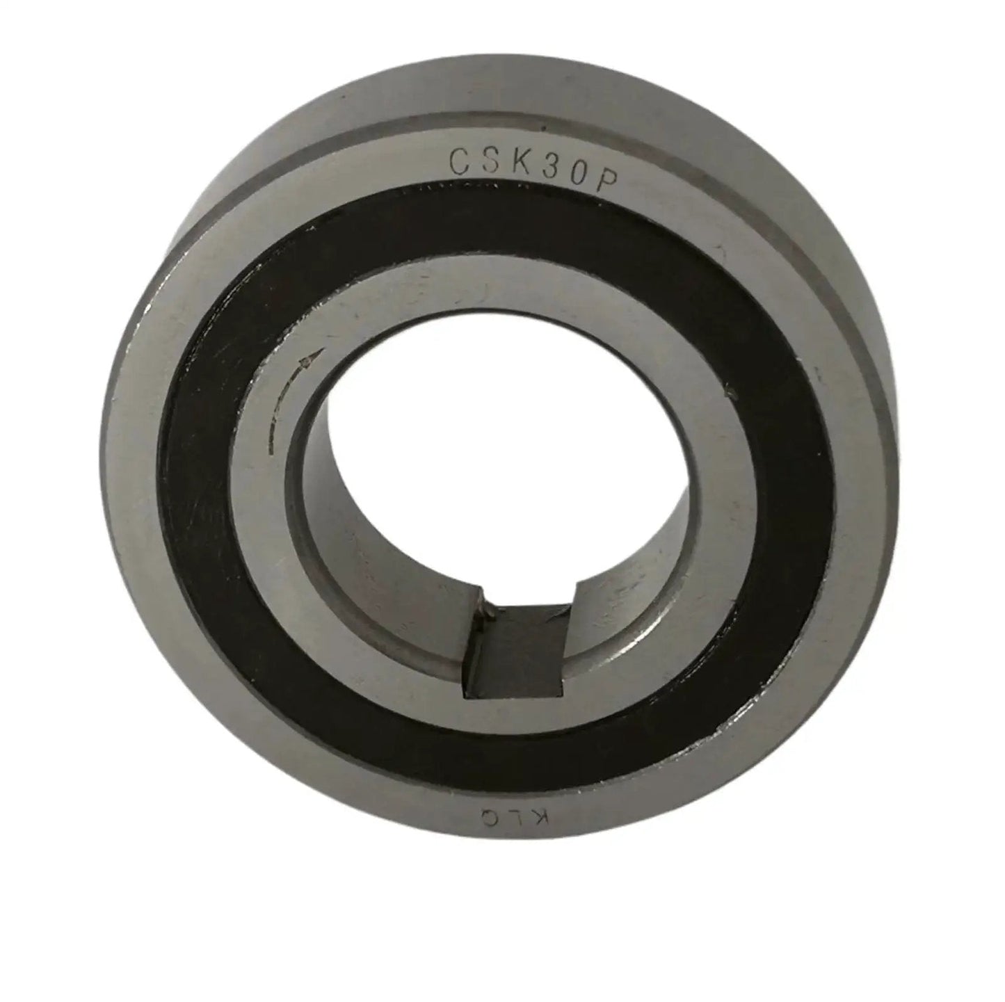 Front view of Two Pack Cam Clutch One Way Bearing With Inner Race Keyway 8x2mm 30x62x16mm for power transmission projects