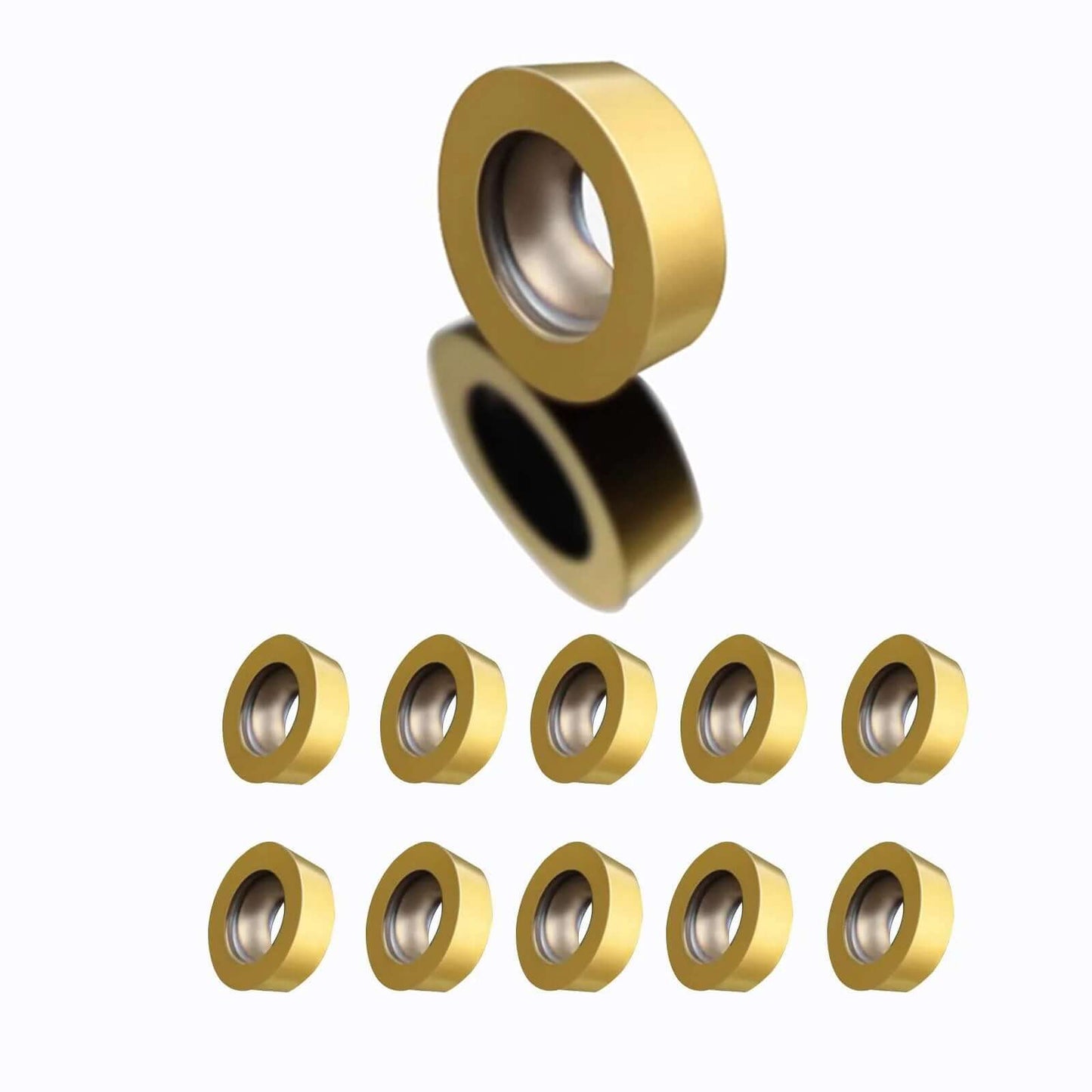 20 Pcs RPMW1003MO R5 Carbide Milling Inserts For SRDPN Indexable Milling Tools And Lathe Cutting Tools Pro Grade Set For Turning Tool Holders Suitable For Steel And Cast Iron Machining