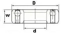 CSK12PP One-Way Bearing - Keyway Sprag Freewheel Backstop Clutch