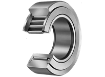 Roller follower cam bearing, metric 30 mm bore, non-separable full-complement sealed crowned with oil hole, high carbon chrome steel