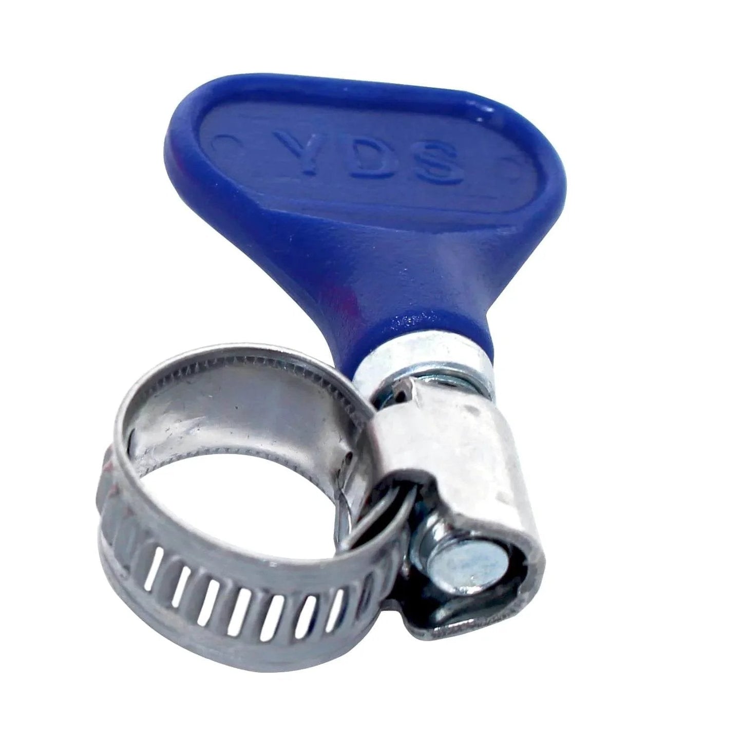 Close-up of Easy Turn Hose Clamp One Half Inch Set Of One No Tools Required Twist To Tighten For Fast Hose Attachment