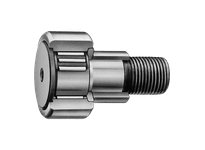 Eccentric Collar Cam Follower CFE6BR, Metric Caged Roller Bearing for Linear Slide Units and Automation, High-Carbon Steel Crowned Outer Ring