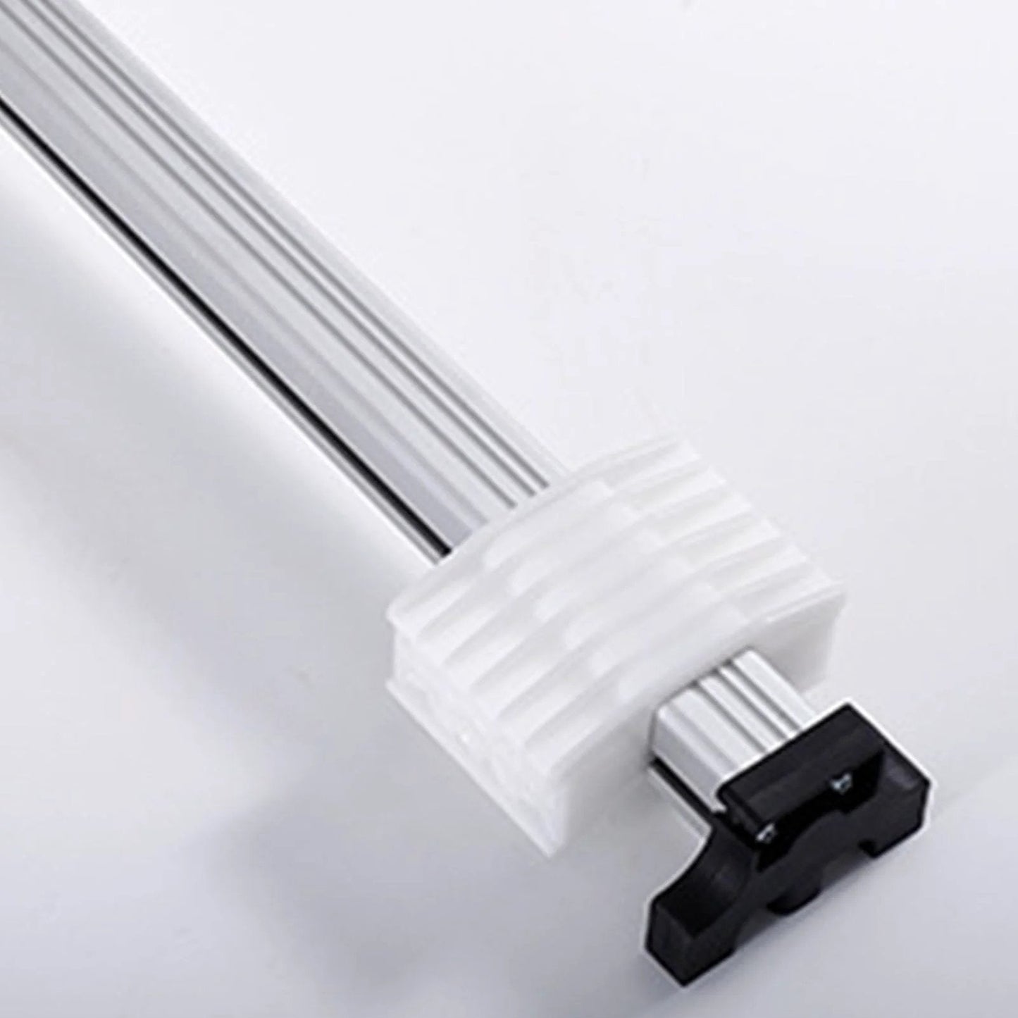 Electric Linear Actuator Slide Block For Power Recliners And Lift Chairs, front view with metal and plastic composite construction.