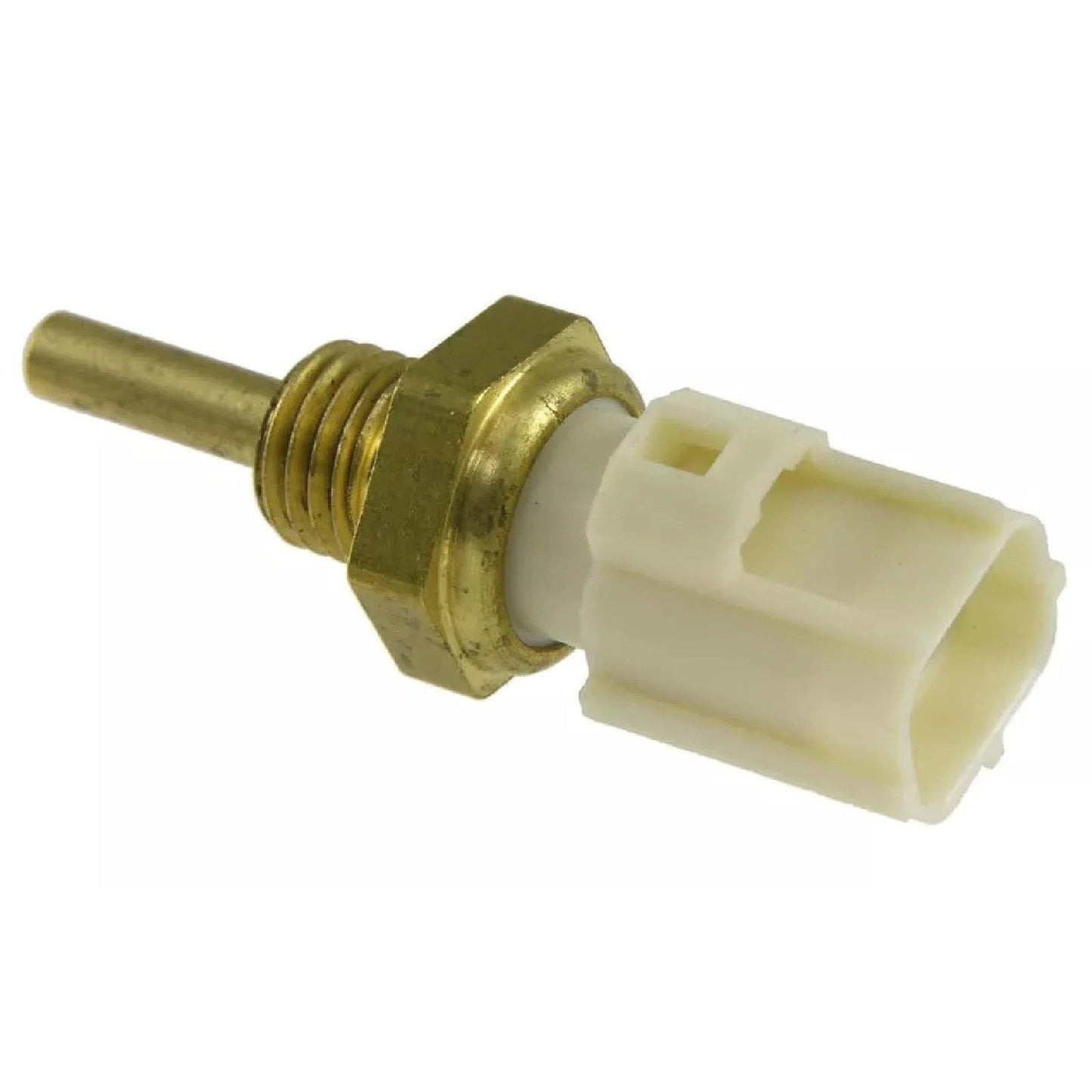 Engine Coolant Temperature Sensor For Toyota And Lexus Vehicles 1985 To 2019 No Fuss Install, front view with gold and white components.