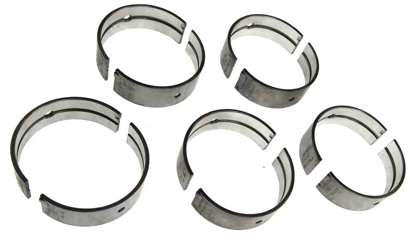 Engine Crankshaft Main Bearing Set MS 1804A By Clevite Copper Lead Cast Bearings Deliver About Twenty Percent Higher Fatigue Strength Versus Sintered Metals And Feature Beefy Aluminum Journal Interaction For Long Lasting Performance, 5-piece set