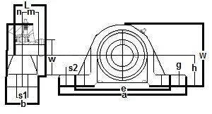 FHP201-12mmG Pillow Block Standard Shaft Height 12mm Bearing