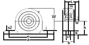 FHPWC204-20mmG Pillow Block Cast Iron 20mm Bearing