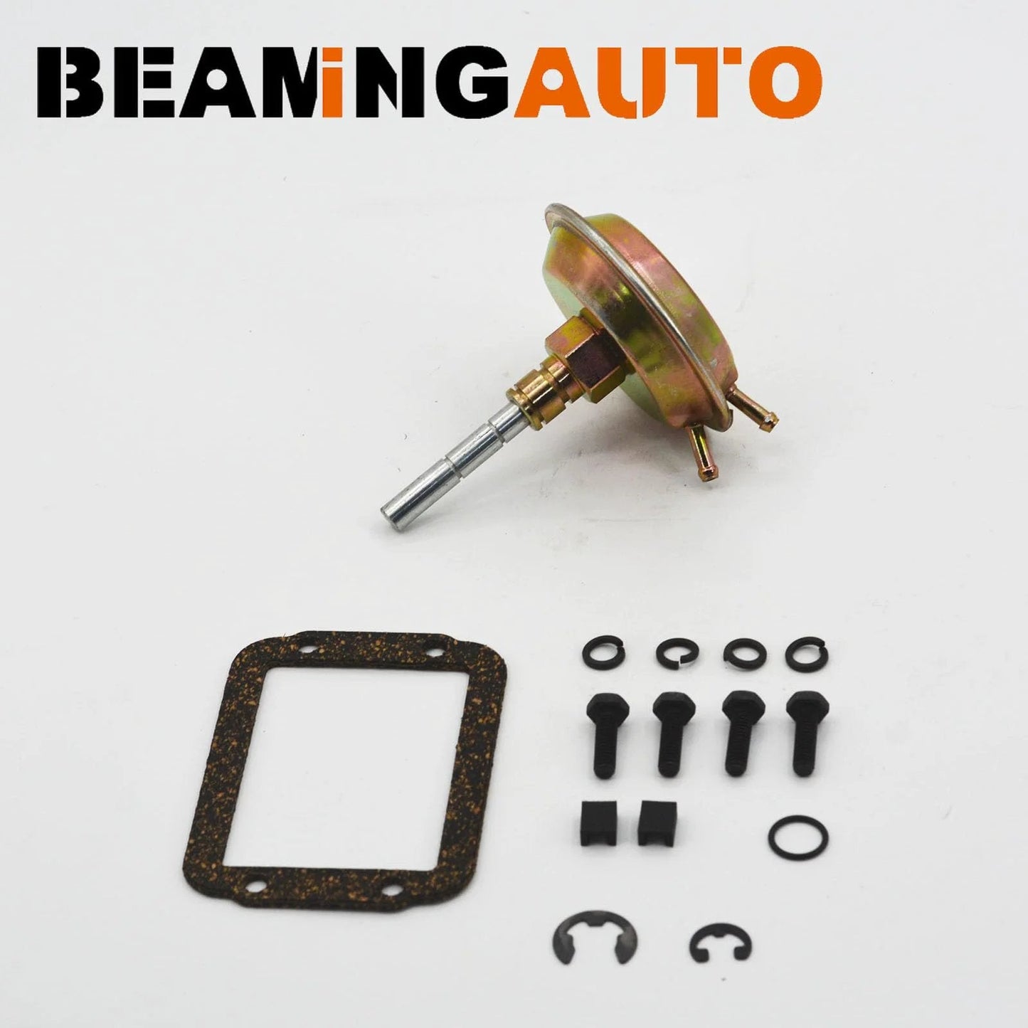 Front Axle 4WD Vacuum Shift Actuator Replacement for Dodge Ram 1500 2500 3500 includes gasket and fittings.
