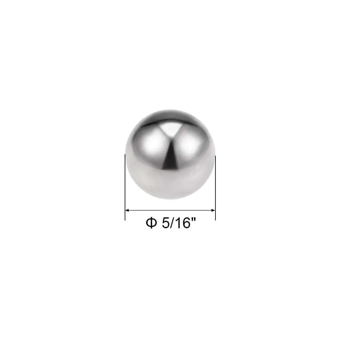 G100 Precision 5/16 Inch Stainless Steel Bearing Ball, smooth surface, 304 stainless, corrosion resistant for precision machinery and DIY