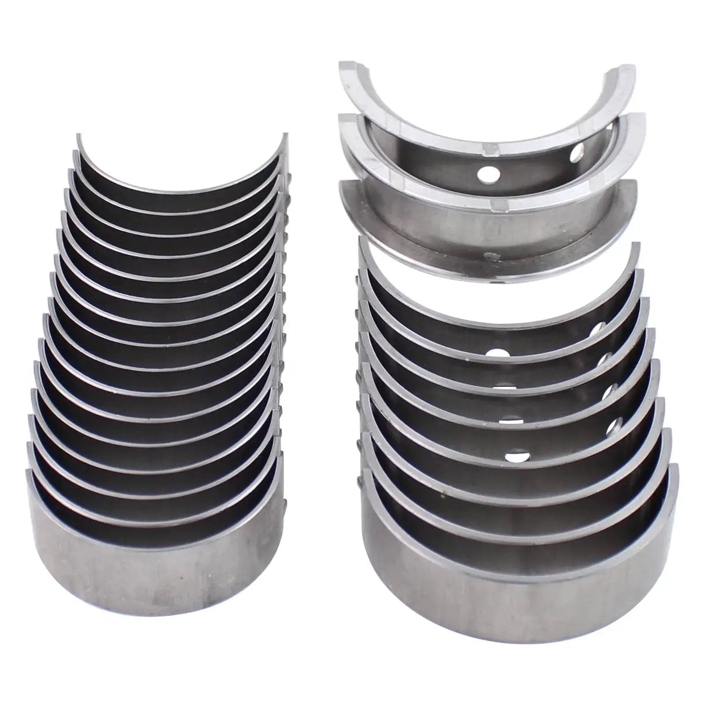 Main Rod Bearings Set For GM V8 Engines Fits Chevrolet Express Suburban Silverado GMC Savana Sierra shown in metal
