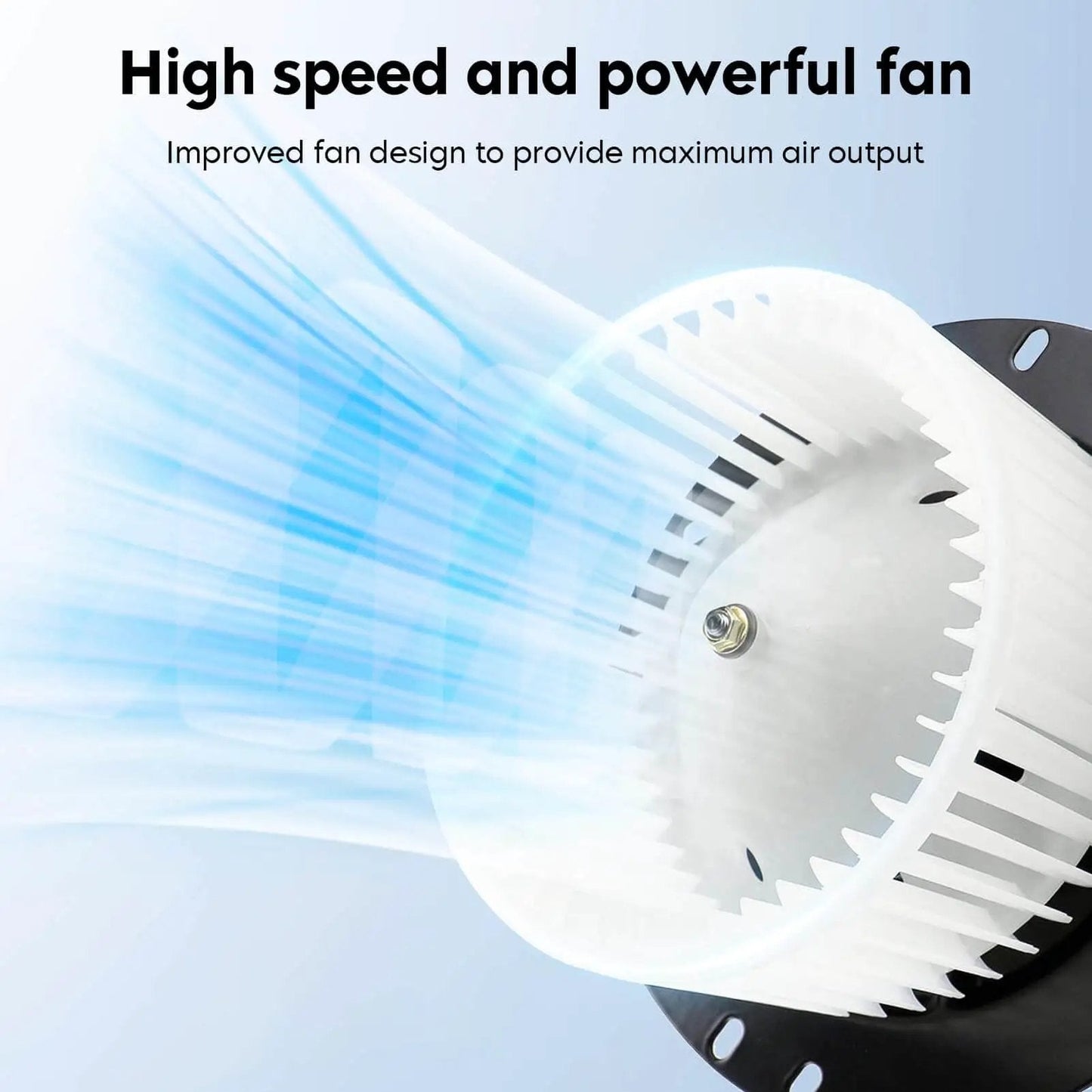 Close-up of HVAC Heater Blower Motor Fan Assembly For Ford Explorer Ranger Sport Trac Mercury Mountaineer Drop In Ready