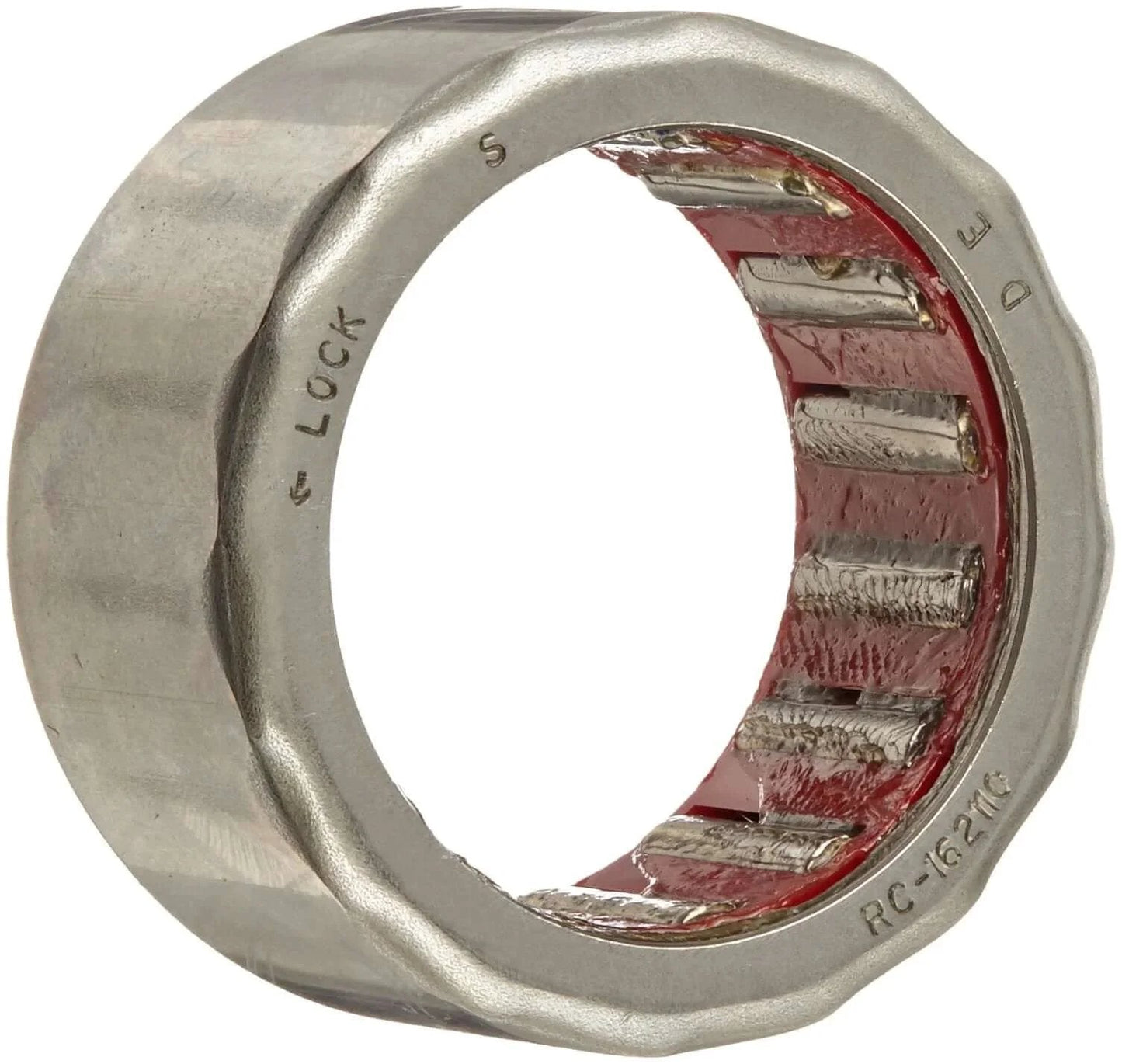 Koyo RC-162110-FS Roller Clutch, DC Type, Open, Nylon Cage, 1" ID, 1-5/16" OD, 5/8" Width, side view showing internal rollers